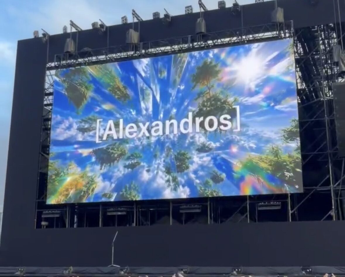 [Alexandros]出演前のLOTUS STAGE