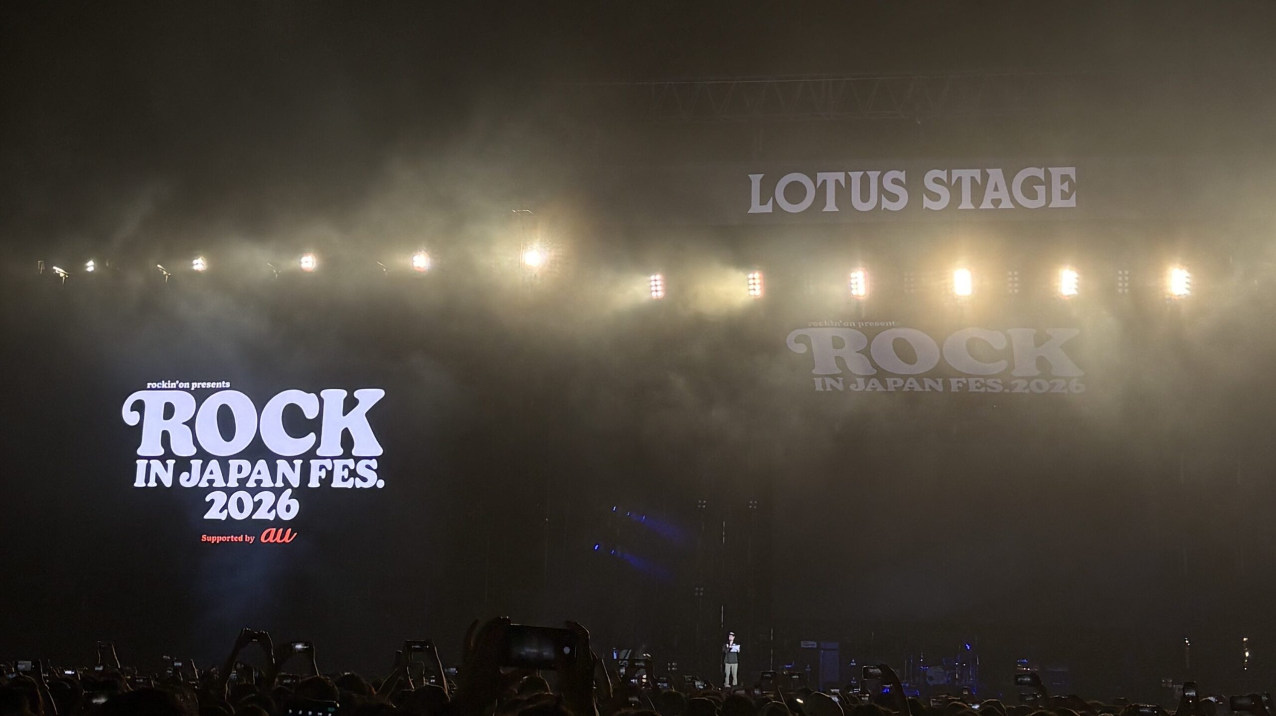 BUMP OF CHICKEN終演後のLOTUS STAGE